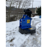 Gyrobroyeur FF80 - pour pelleteuses 2,8 à 8t - sylviculture - largeur 830 mm_2
