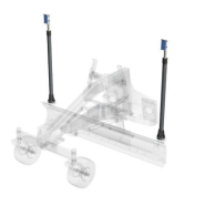 Niveleuse LG - GF Gordini - Mouvements hydrauliques, Systèmes laser 2D/3D, Résistance aux chocs_2