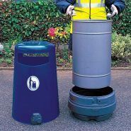Topsy 2000 - poubelle publique - Glasdon - 90 litres, 110 litres_2