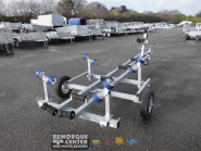 Chariot de mise à l'eau et manutention - remorque cassante - 1 essieu - PTAC : 900Kg - Référence 39530 - Sun Way_2
