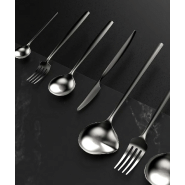 Couteau de table Atlántida - Acier inox 18/10 - Design élégant et finition satinée_2