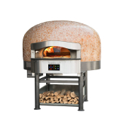 Four à pizza statique avec fonctionnement hybride à gaz et bois - morello forni - ligne fgi_2