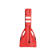 Barrière extensible à rangement intégré - PVC - Hauteur 1100 mm - Extensible jusqu'à 2200 mm - Réf : 100101_2