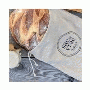 Ö naturel - Sac à pain baguette et miche - doublure PUL alimentaire - couleur lin naturel_2