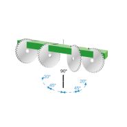 Panda 550 Theta - Tronçonneuse mono tête FOM Industrie SRL - Lame en widia Ø 550 mm avec positionnement électronique_2