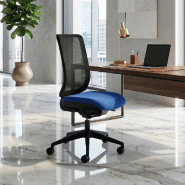 Siège bureautique Wi max dossier filet - Sokoa - Bleu, Non, Non, Non, Classique_0