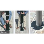 Système d'amovibilité pour potelets SERRUBLOC - Ø76, 90, 102 et 114 mm - auto-drainant et finition galvanisée_2