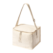 Sac isotherme en coton zippé - doublure aluminium - boîte lunch 1000 ml avec couvercle bambou et couverts inclus_2