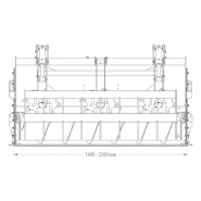 Godet distributeur multifonction - distribution des deux côtés - 11 modèles disponibles de 1.2m à 2.3m_2