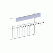 Présentoir à crochets pour outillages et accessoires - 9 emplacements - Métal_2