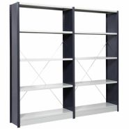 Rayonnage pour archives papier - Support jusqu'à 150 kg par tablette - Différentes dimensions disponibles_2