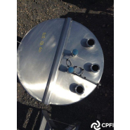 Bac de lancement LBL 200 L avec demi-couvercle, sondes de niveau et piquages 63.5_2