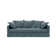 Canapé-lit design convertible Pascala 200x140 cm - Tissu Vivus Dusty Blue - Innovation Living_2