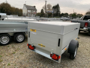 Remorque Humbaur Aluminium PTAC 750 Kg non freiné 2100*1300*500 mm - Capot sécurisé étanche - Réf MP 255 133 1350 1_2