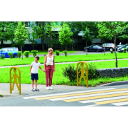 Arceau de signalisation LE PIETON A Sceller - sur platine_2