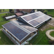 Hangar photovoltaïque  agricole - 589 panneaux - 1450m² - 262 kWc_2