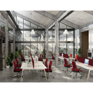 Bureau open space ergonomique et modulable pour équipes collaboratives_2