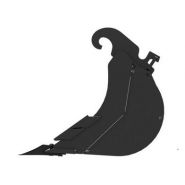 Godet d'excavation-mini-pelle - caterpillar finance france - 450 mm (18 in) - poids 63 kg_2