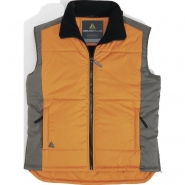 Gilet sans manche polyester Pongee enduit PVC - Fidji - chaud avec col doublé polaire et 3 poches_2