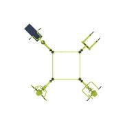 Station Combo 4-2 - Barre traction,  TRX, Pull, Push, Chaise romaine, Chest press_2