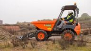 Dumper compact à châssis rigide - D201RHS - Ausa avec pelle à chargement automatique, capacité 2 tonnes, traction 4x4_2