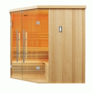 SAUNA D'ANGLE BOREAL® EVASION CLUB PRO 214C - 5 À 7 PLACES - 214*214*210_2