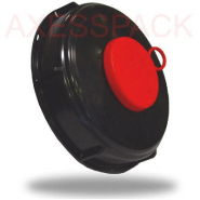 Couvercle Sotralentz Ø150 noir avec bonde 2