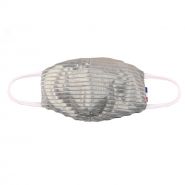 Masque barrière grand public - Nude Dreams - couleur argentée ergonomique - 100% made in France_3