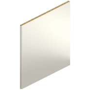 Panneau sandwich pour pose verticale ou horizontale avec parements esthétiques