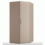 Composition angle lit escamotable VERTIGO taupe mat - Couchage 90x200 cm - Dimensions 411x100 cm_2