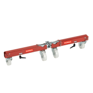 Support pliable porte radiateur en acier - réglable - charge max 250 kg - avec roulettes pleines_2