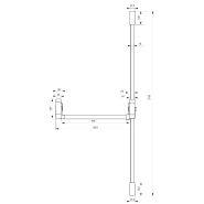 Serrure anti-panique 3 points haut et bas réversible - laqué noir - porte maxi 1150 mm - norme CE NF EN1125 - marque THIRARD_2