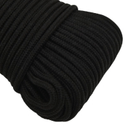 Vidaxl corde de travail noir 5 mm 25 m polyester 152807_2