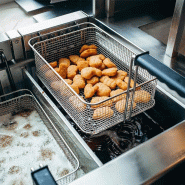 Friteuse à gaz professionnelle 2x8 litres à poser_2