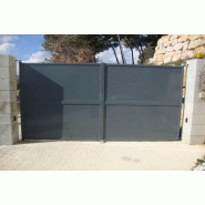 Portail battant tôlé - 12000 / 1750_2