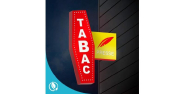 Enseigne Tabac + Presse - Drapeau lumineux pour buralistes et magasins de journaux_2