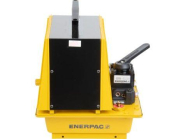 PAM1041 - Pompe hydraulique pneumatique avec distributeur manuel 4/3 - 2.6 litres d'huile utile pour vérins double effet_2