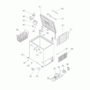 Congélateur médical Blanc / -45 à -5 °C - 152 L | Tefcold - SE10-45_2