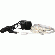 Ruban LED intérieur loft 3m - 4,8W/m - 400lm/m - blanc chaud, avec bande adhésive et transformateur_2