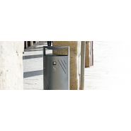 Up6pc - Corbeille Titan PC - Novatilu avec Cendrier Intégré - 95 Litres_2