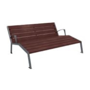 Banc urbain en plastique recyclé - Silaos - esthétique et durable_2