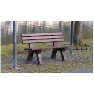 Banc urbain en plastique recyclé - TRAFALGAR SQUARE - 200 cm et 150 cm disponibles_2