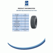 15x6.00-6 pneu tondeuse 4ply Multi turf rib - hay bob turner rake - Wanda P508_2