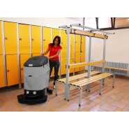 Autolaveuse accompagnée autonome, compacte et silencieuse - MIZAR 66 BTR - 2 brosses, 3h d'autonomie, 69dB_2