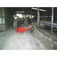 Balayeuse Evolution adaptée à mât télescopique et relevage 3 points