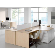 Bureau bench classique et élégant - NEW PANO - Mobilier durable et modulable avec finitions modernes_2