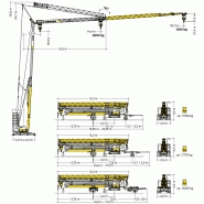 Grue L1-32 adaptée aux normes EN 14439 pour travaux en hauteur