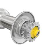 Convoyeur à rouleaux avec revêtement antistatique