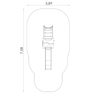 Toboggan avec jeux éducatifs pour aire de jeux - EN1176 - Référence BT11054 - acier inoxydable et matériaux HDPE/HPL_2
