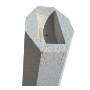 Cendrier en béton 2L - Sac de 10 kg OFFERT - CYCLADE - 1200 mégots - 170 kg_2